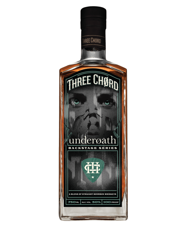 Three Chord Bourbon + Underoath limited edition bottle