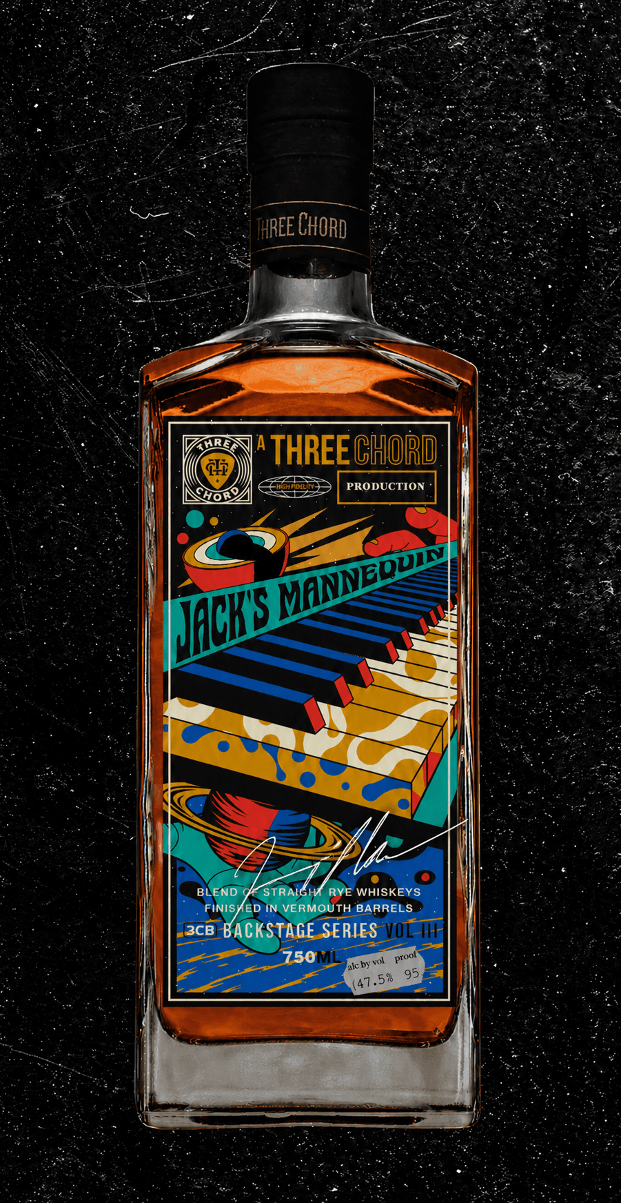 Signed bottle 