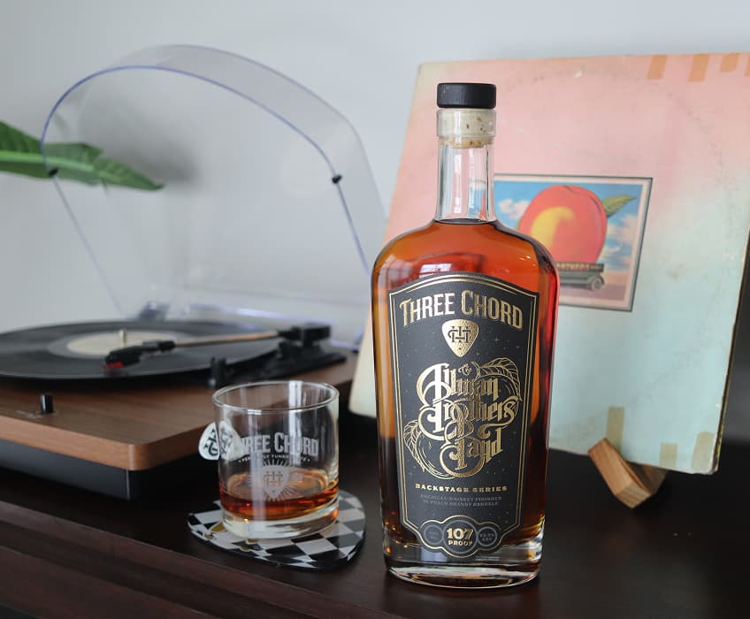 Three Chord Bourbon Allman Brothers Band with Vinyl