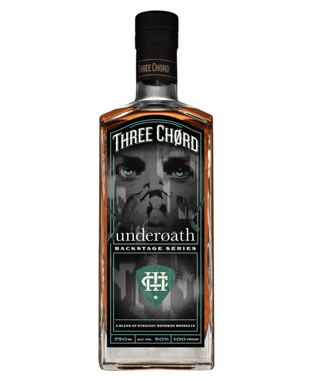 Three Chord Bourbon + Underoath limited edition bottle