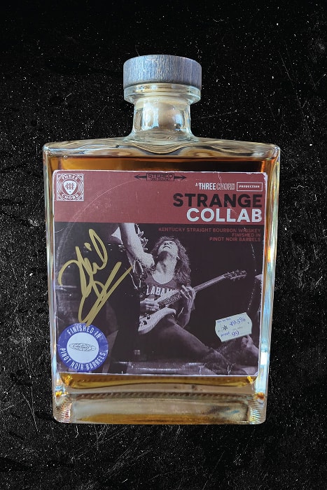 Neil Giraldo Signed Strange Collab Bottle Front